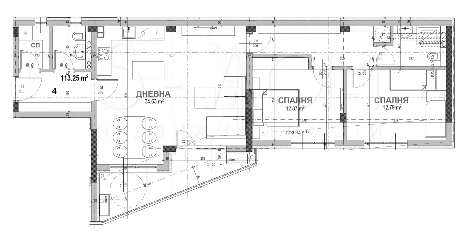 3-стаен, Самара, Стара Загора - снимка 2 от 6