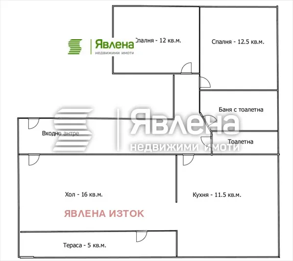 3-стаен, Триъгълника, София - снимка 7 от 14