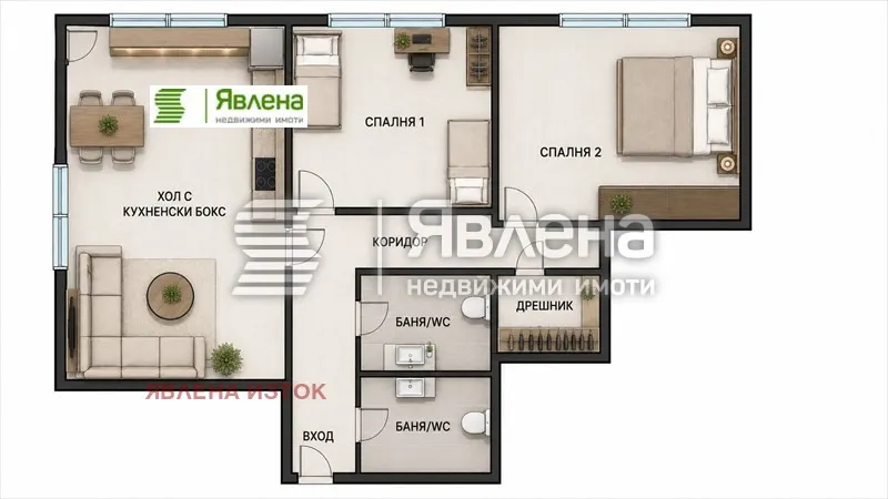 3-стаен, Овча купел, София - снимка 7 от 15