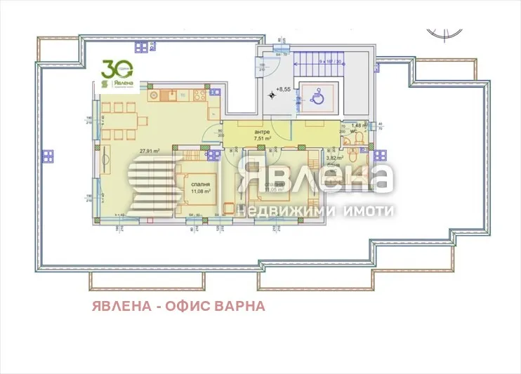 3-стаен, Пчелина, Варна - снимка 3 от 7