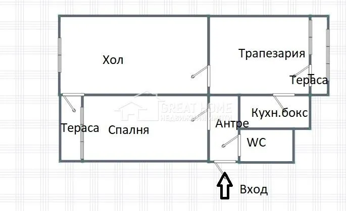 3-стаен, Търговище, Североизточна България - снимка 4 от 8