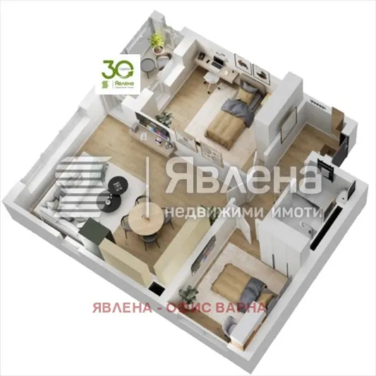 3-стаен, Кайсиева градина, Варна - снимка 4 от 11