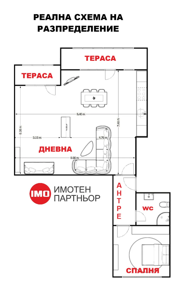 3-стаен, Център, Бургас - снимка 5 от 13