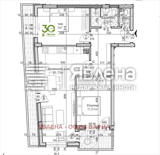 3-стаен, Васил Левски, Варна - снимка 4 от 14