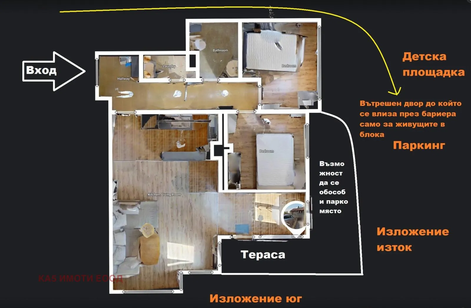 3-стаен, Витоша, София