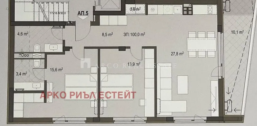 3-стаен, Карпузица, София - снимка 8 от 10