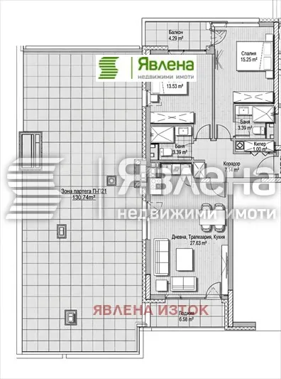 3-стаен, Кръстова вада, София - снимка 4 от 9