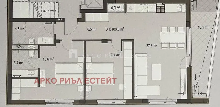 3-стаен, Карпузица, София