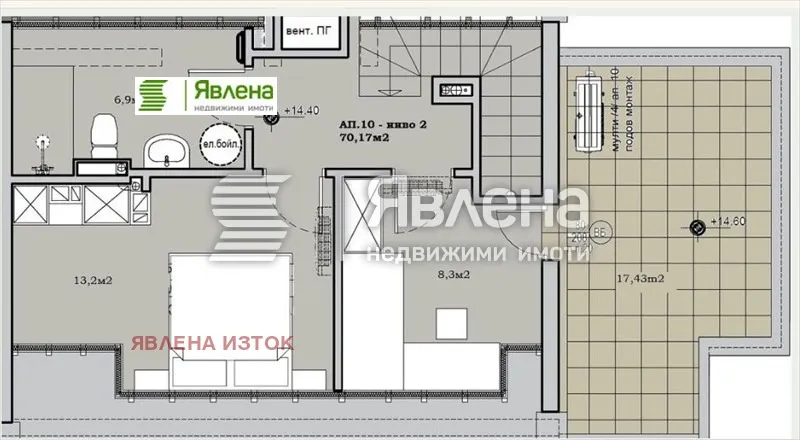 Многостаен, Сухата река, София - снимка 3 от 6