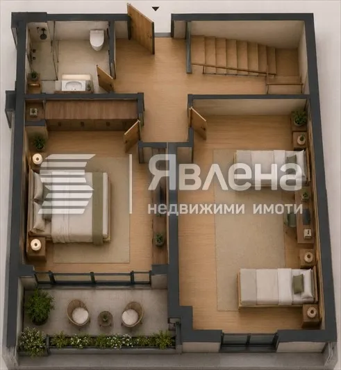 Етаж от къща, Покрайнини, Варна - снимка 3 от 6