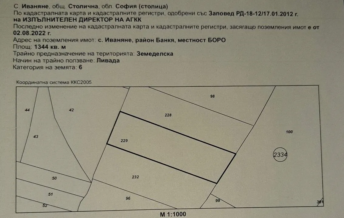 Парцел, с. Иваняне, София - снимка 2 от 4