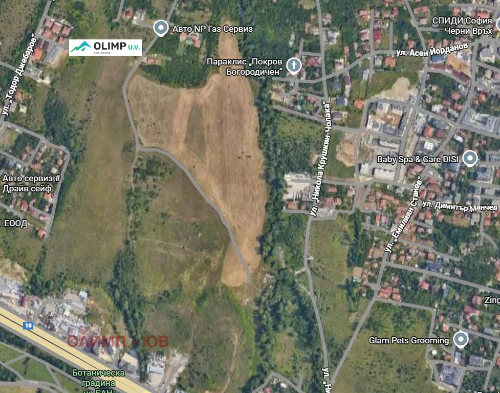 Парцел, Кръстова вада, София