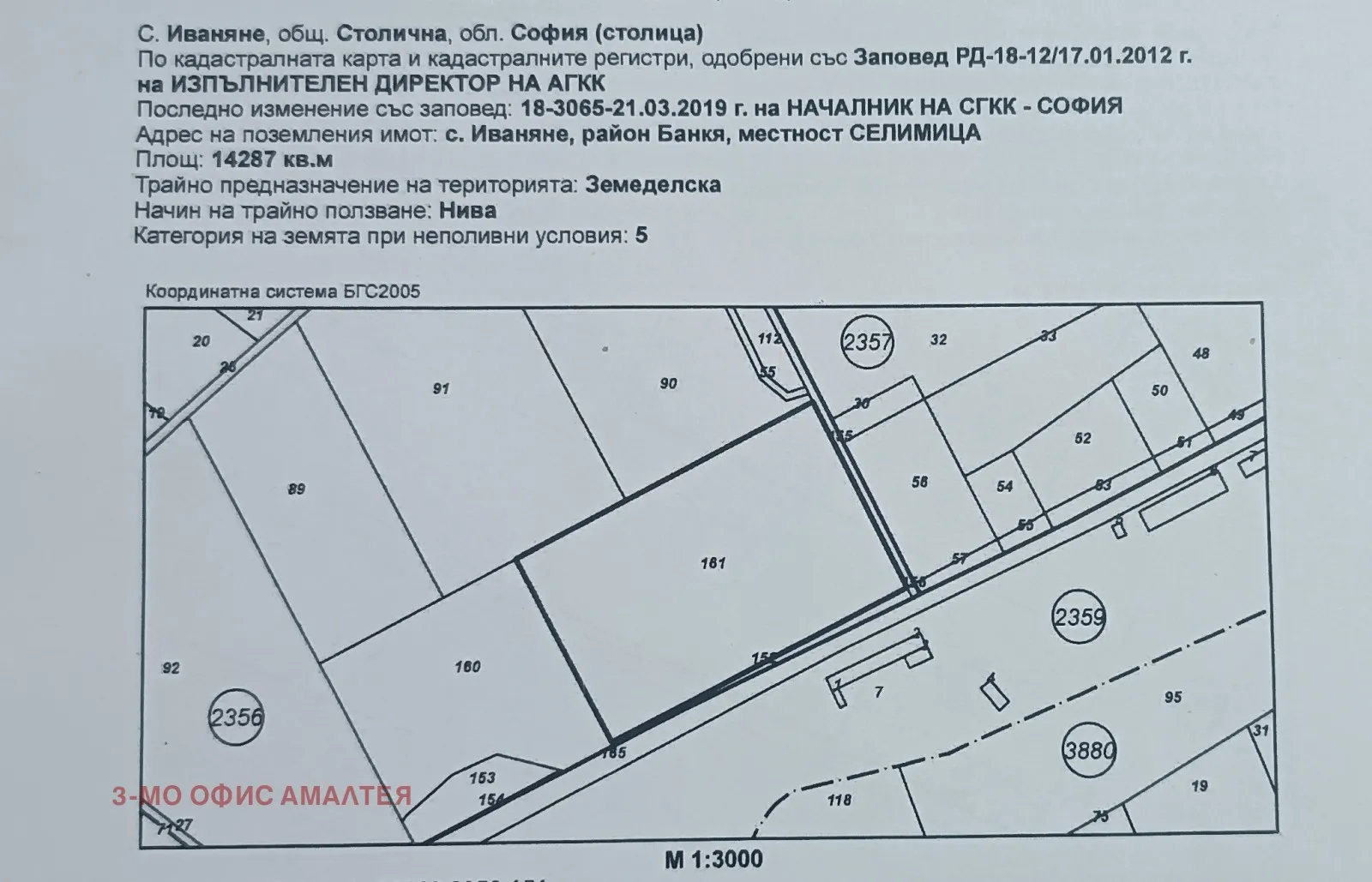 Парцел, гр. Банкя, София - снимка 3 от 7