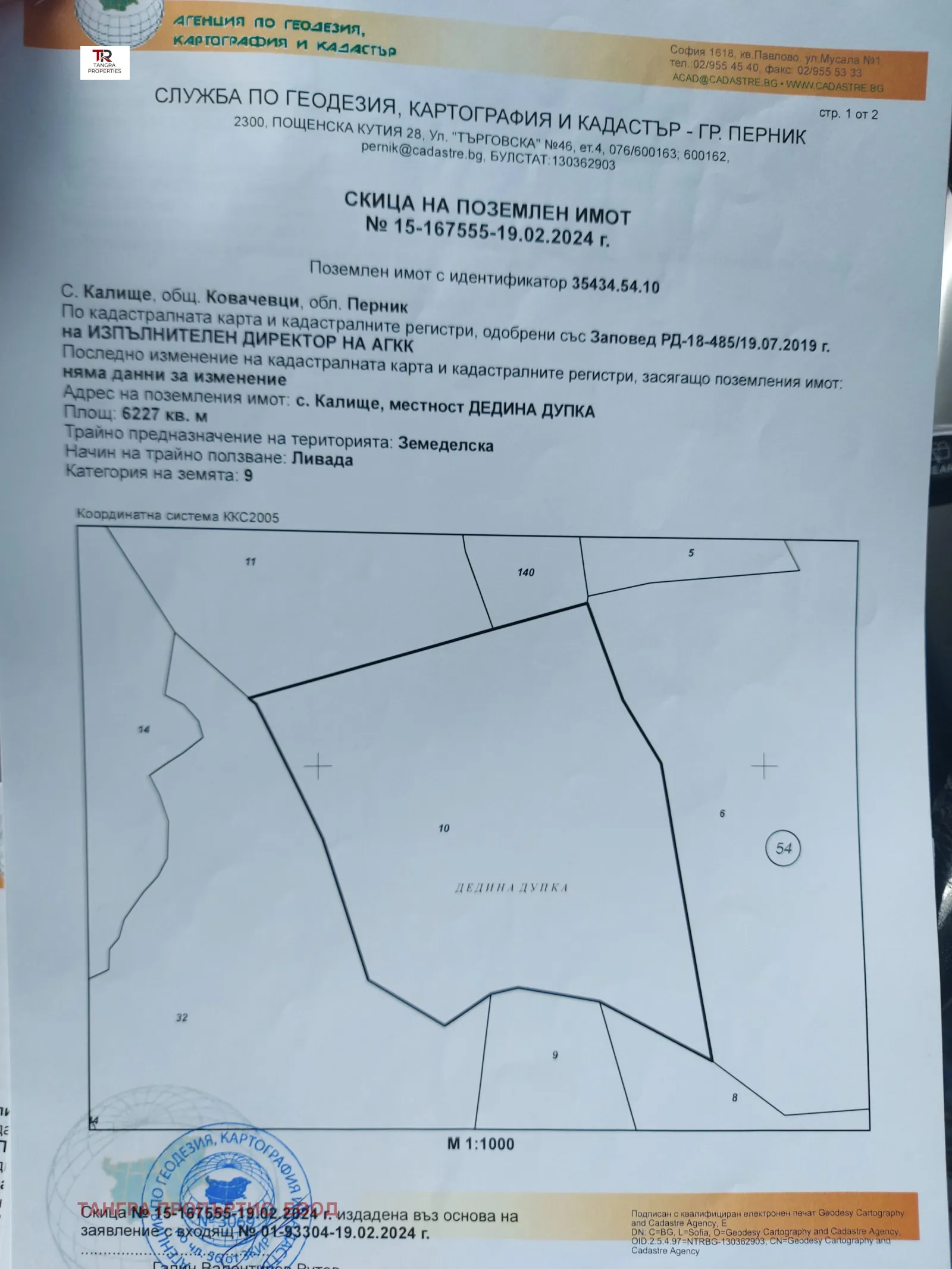 Земеделска земя, Ковачевци, Югозападна България