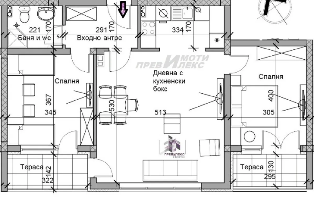 3-стаен, Остромила, Пловдив
