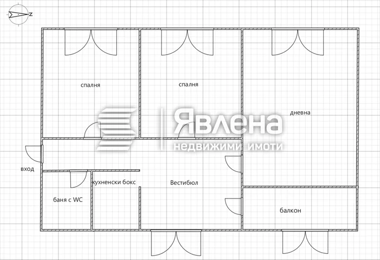 3-стаен, Зоните, София - снимка 2 от 9