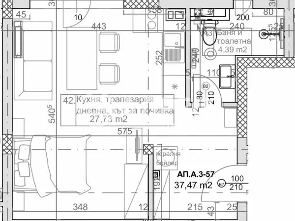 1-стаен, Покрайнини, Варна - снимка 2 от 6