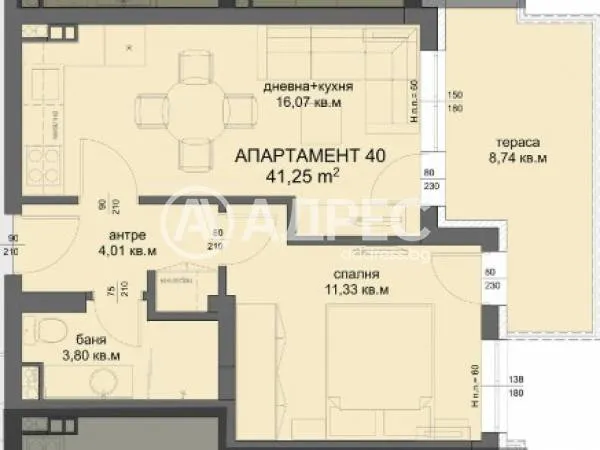 2-стаен, Сарафово, Бургас - снимка 3 от 9
