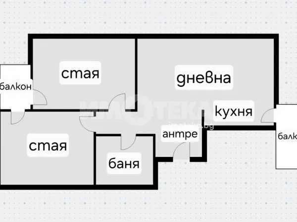 3-стаен, Хиподрума, София - снимка 2 от 17