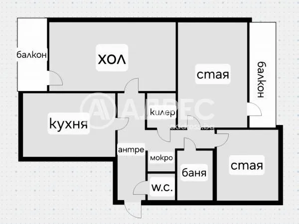 3-стаен, Медицинска академия, София - снимка 4 от 6