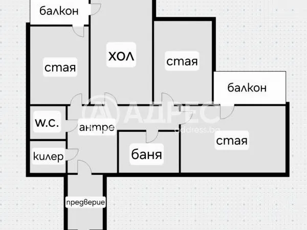 3-стаен, Красна поляна 1, София - снимка 4 от 12