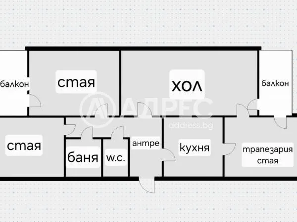 3-стаен, Стрелбище, София