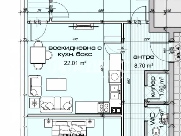 3-стаен, Владислав Варненчик, Варна - снимка 3 от 8
