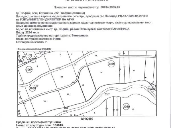 Парцел, Суходол, София - снимка 2 от 4