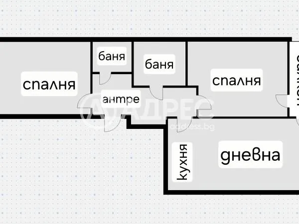 3-стаен, Сердика, София - снимка 4 от 11
