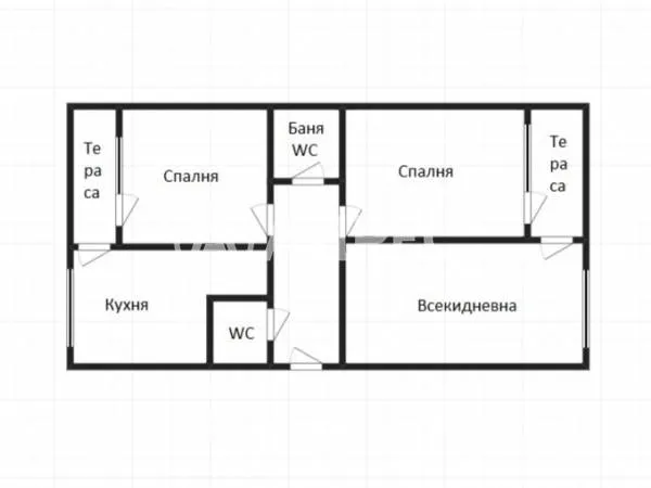 3-стаен, Славейков, Бургас - снимка 5 от 8