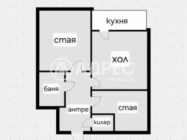 3-стаен, Толстой, София - снимка 4 от 6