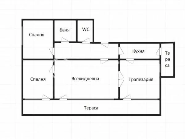 2-стаен, Център, Бургас - снимка 7 от 12