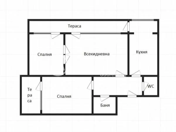 3-стаен, Лазур, Бургас - снимка 4 от 9