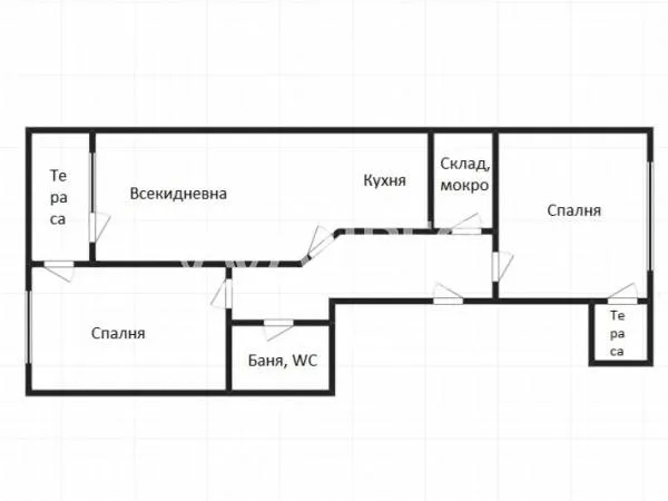 3-стаен, Зорница, Бургас - снимка 5 от 10