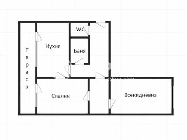 2-стаен, Зорница, Бургас - снимка 4 от 5