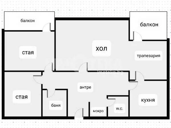 3-стаен, Иван Вазов, София - снимка 3 от 10