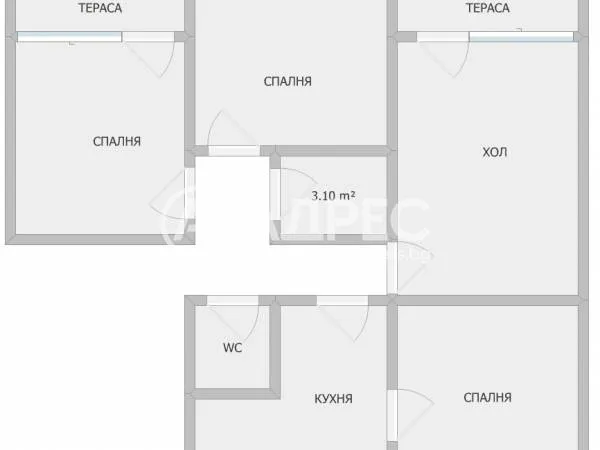 3-стаен, Опълченски, Стара Загора - снимка 4 от 9
