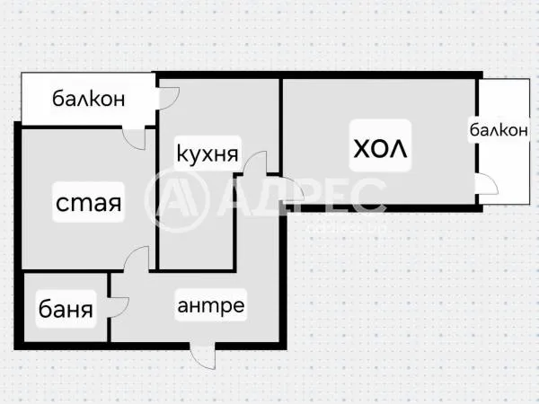 2-стаен, Разсадника, София - снимка 4 от 16
